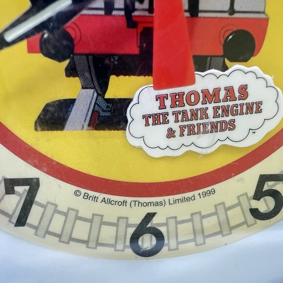 VTG Thomas Tank Engine Friends 1999 Britt Allcroft Metal Twin Bell Alarm clock - Picture 6 of 10